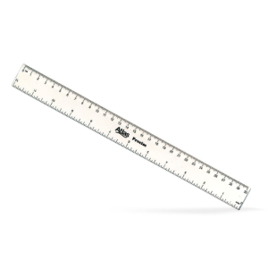 Atlas Ruler 12″ Clear