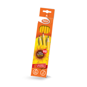 Atlas Sunflower Yellow HB Pencil 12Pack